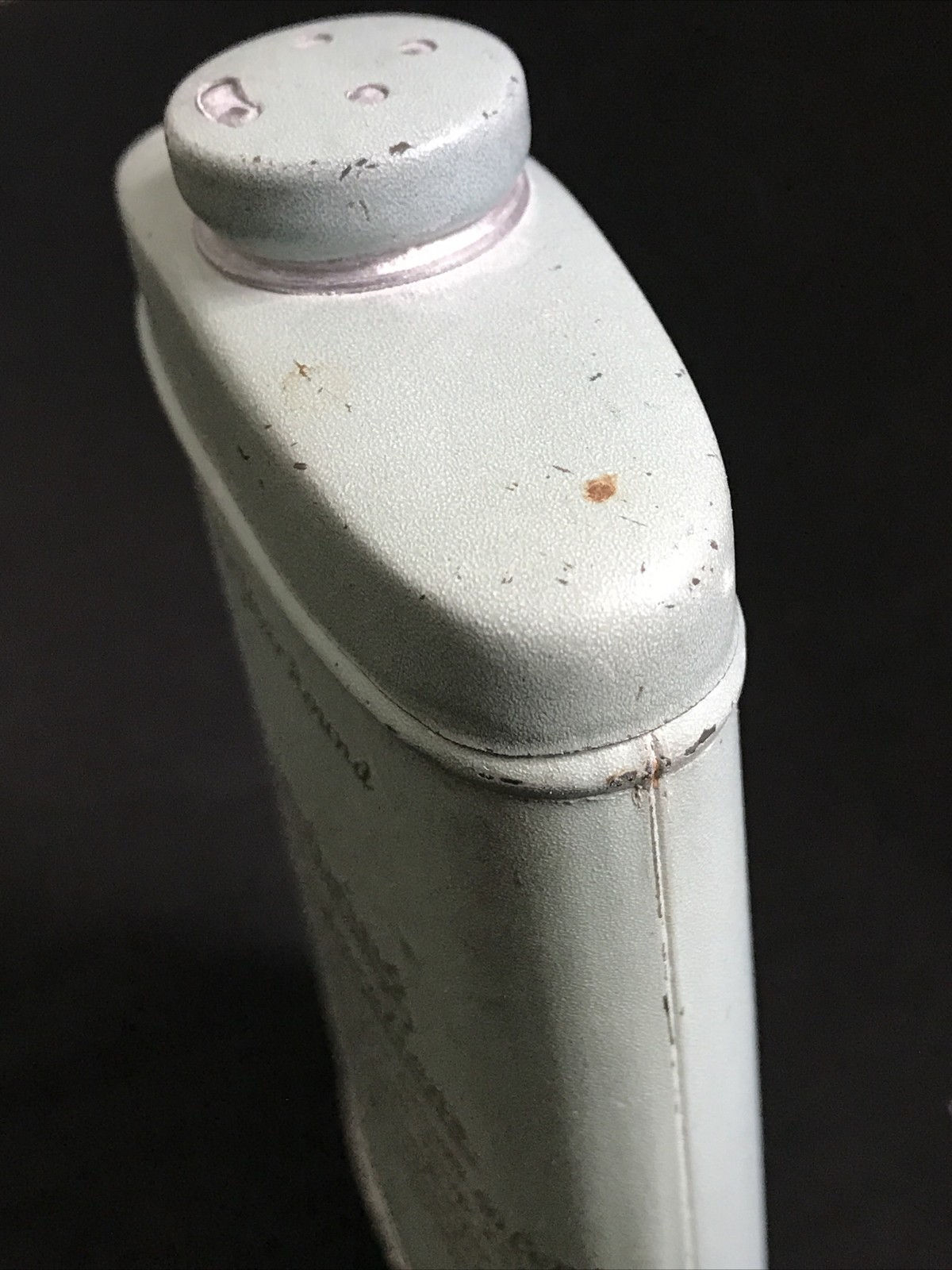 HOWARD Buttermilk Talcum Powder Tin Antique Butybring Howard's Litho Advertising