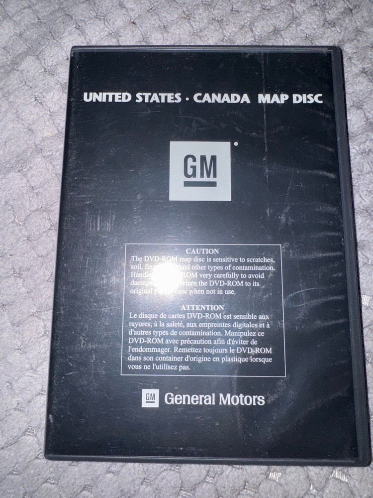 DVD General Motors USA Canada Map Disc 9.3