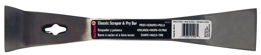 Red Devil 4050CL Classic Scrape & Pry Bar, 6-Pack, 6 Pack 6 - Pack