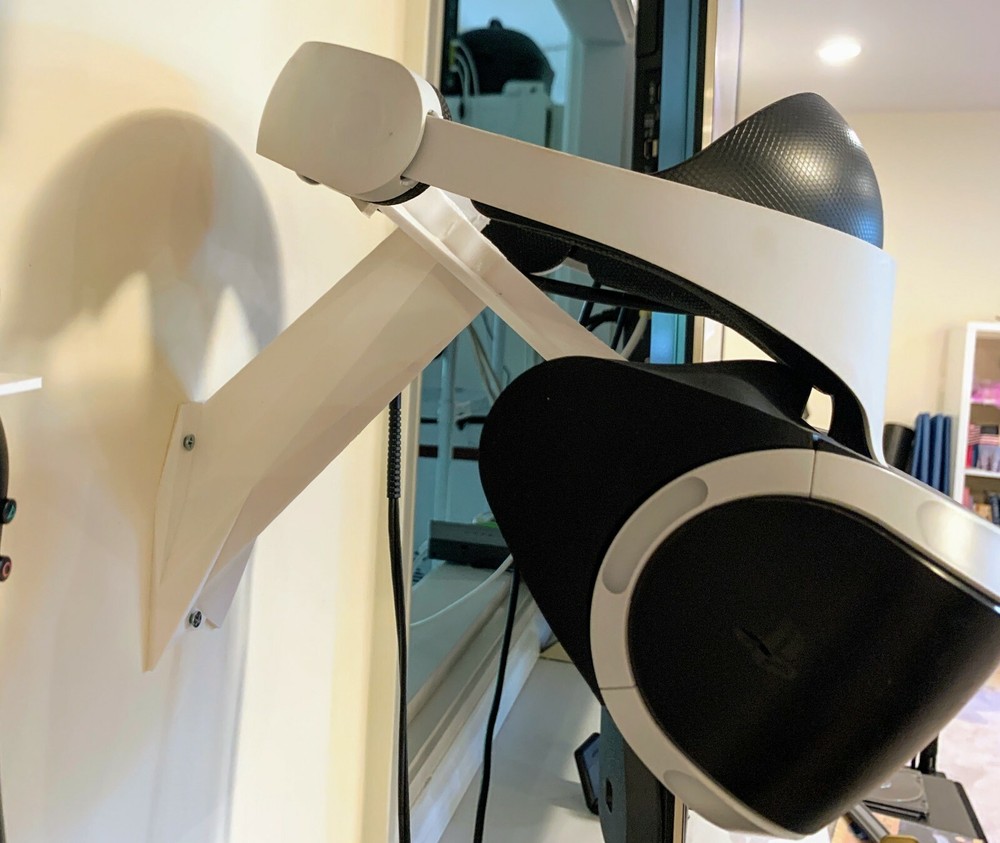 PSVR Headset Wall Mount Twitch Streamer Room