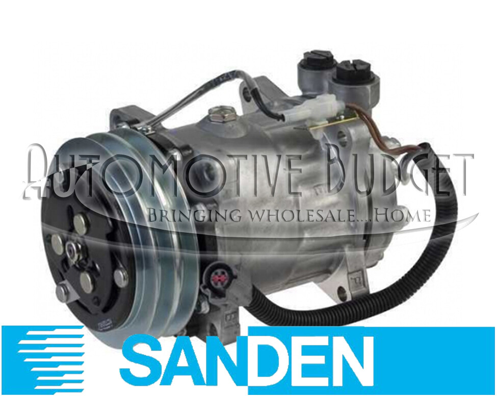 Sanden 4469 A/C Compressor w/Clutch for Ford & Sterling Trucks - NEW OEM