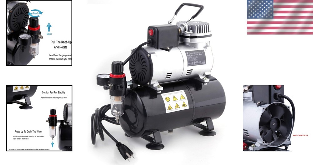 Mini Compressor for Model Painting & Automotive Graphic=