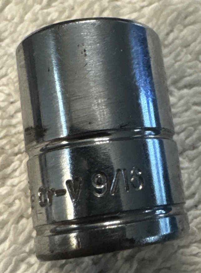 9/16" X 3/8" dr. 6 Pt. Socket ~ WorkForce ~ Nice & Sharp.