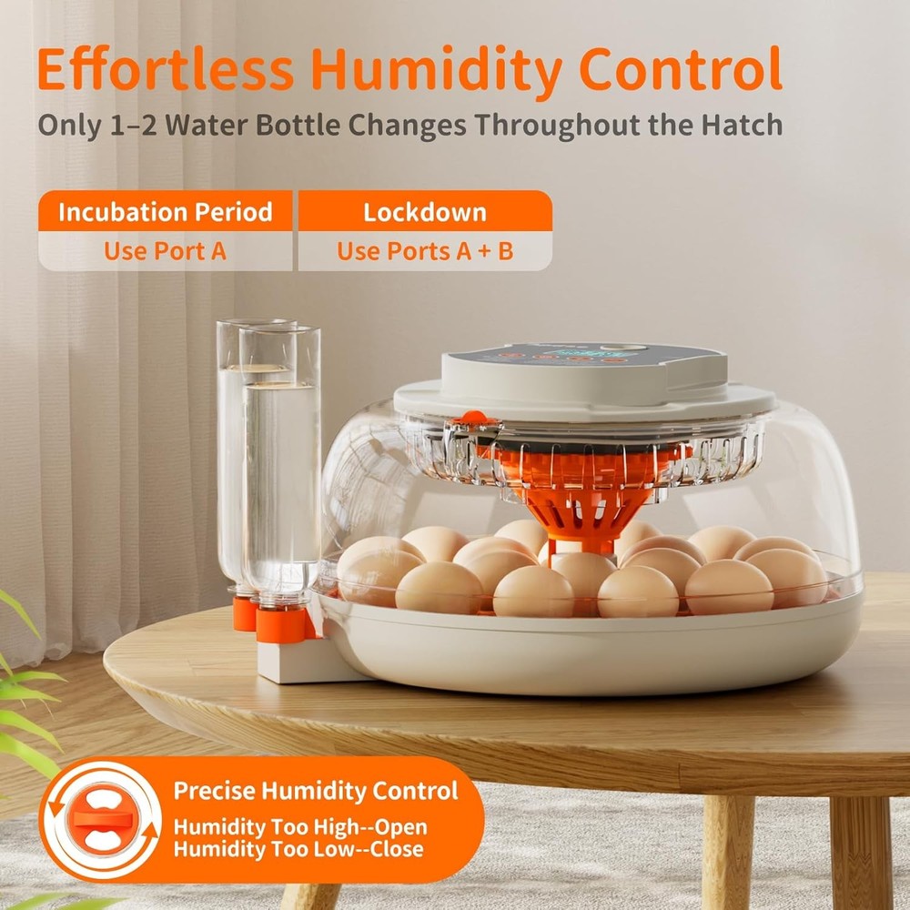 Digital Automatic Egg Incubator Chicken Duck Chicks Hatcher Temperature