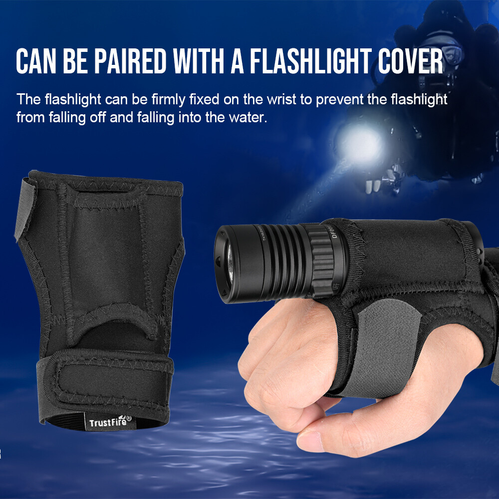 TrustFire 2300LM LED Underwater Dive Light Waterproof Scuba Diving Flashlight US