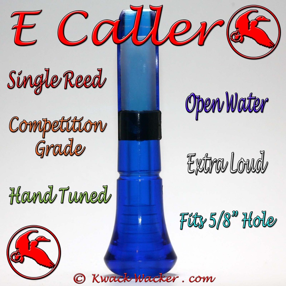 Duck call Inserts Kwack Wacker E Caller Open Water Loud Single Reed
