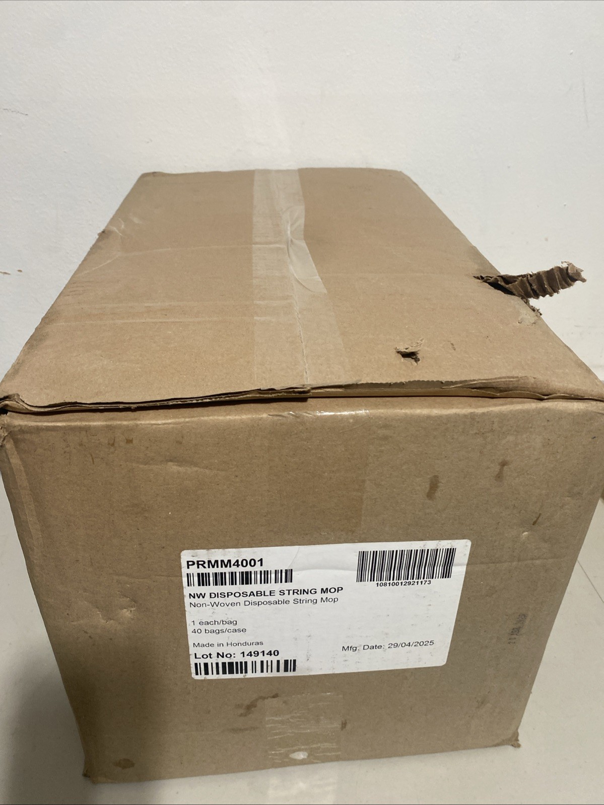 Contec Disposable Nonwoven String Mop heads box of 40