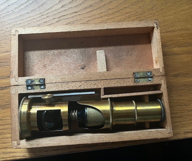 Benetfink Antique Pocket Field Microscope