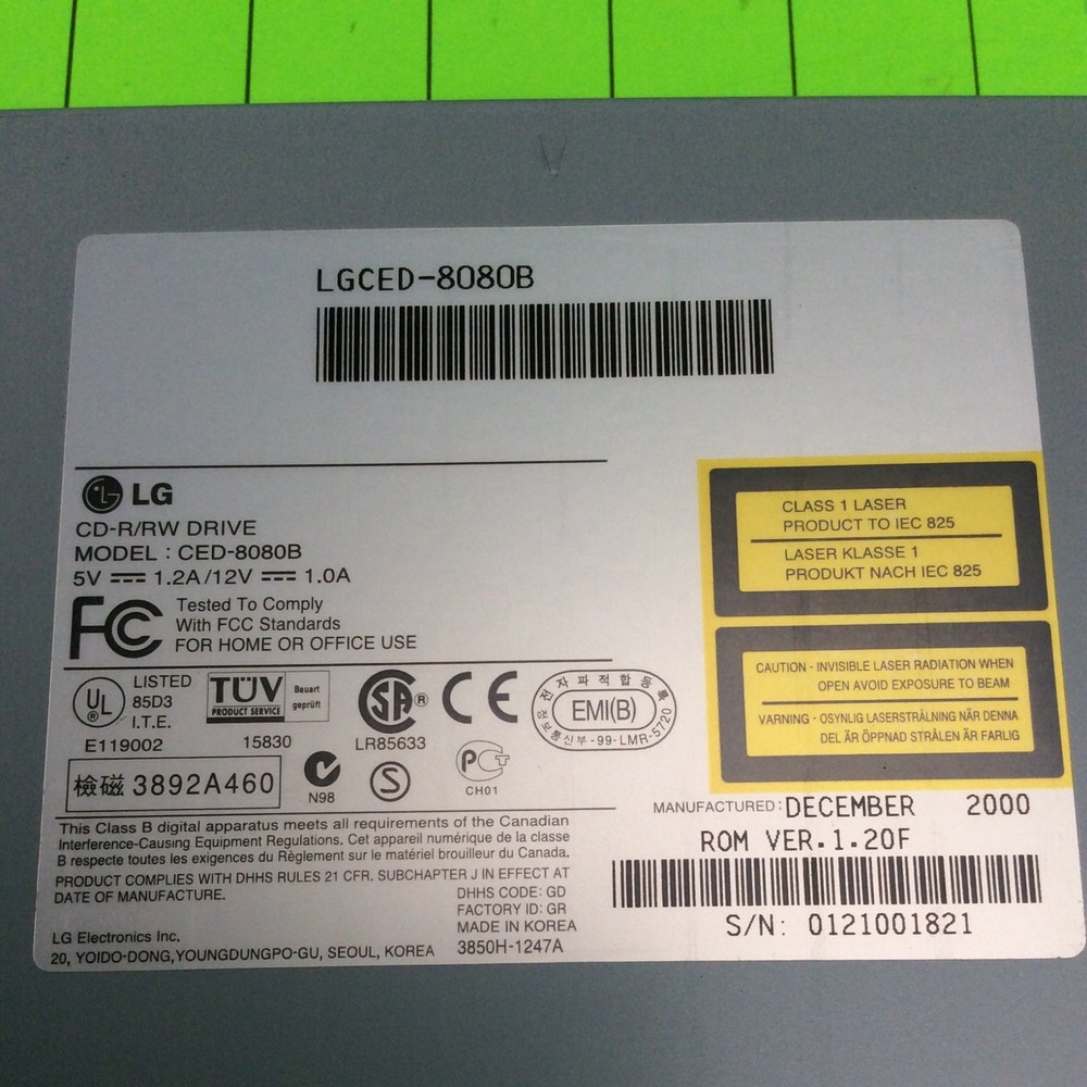 CED-8080B Optical Disc Drive