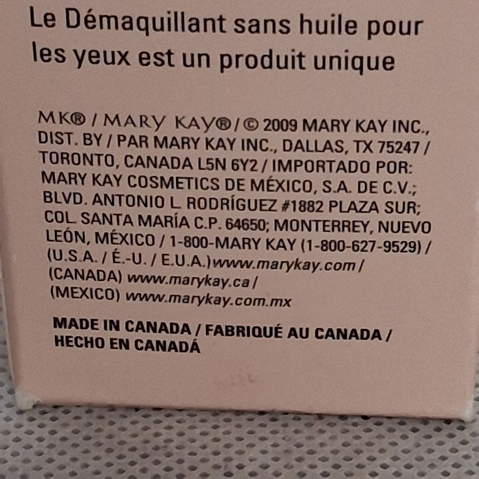 Mary Kay Oil Free Eye Makeup Remover 3.75 fl.oz New In Box - Old Stock