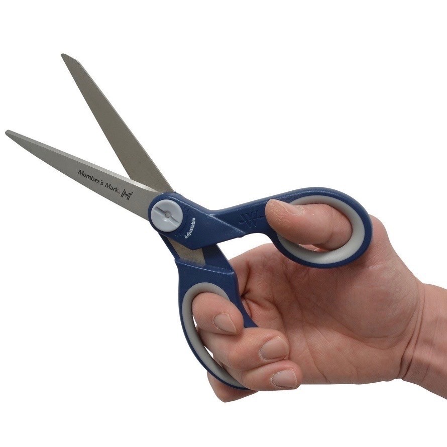 Member's Mark Anti-Microbial Scissors with Box Cutter – Safe & Versatile Tool