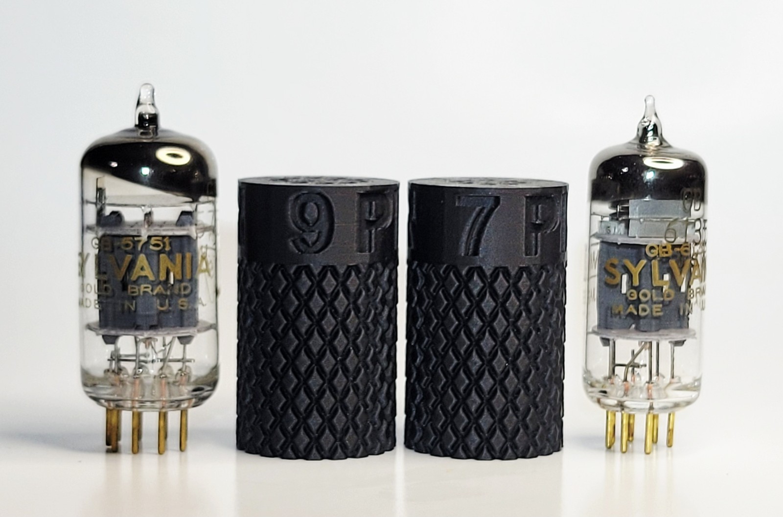 Vacuum Tube Pin Straighteners 7 Pin 9 Pin & Octal Display Stand Holder for 9 Pin