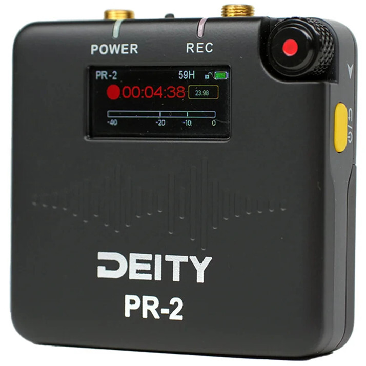 Deity PR-2 Stereo Pocket Audio Recorder Microphone 32-Bit Float Video Recording