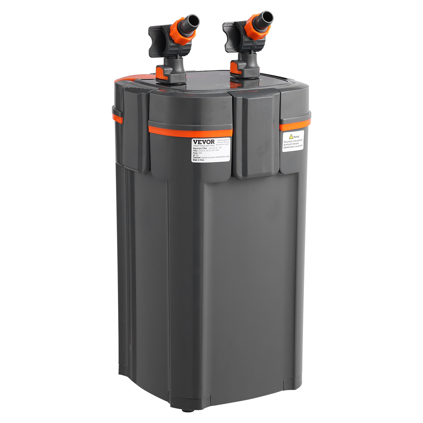 VEVOR 235 Gallon Aquarium Canister Filter 9w UV Sterilizer 660GPH Fish Tank