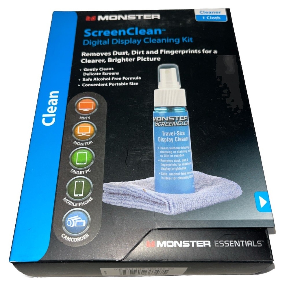 Screen Clean For Portable Electronics - Digital Display Cleaning Kit!