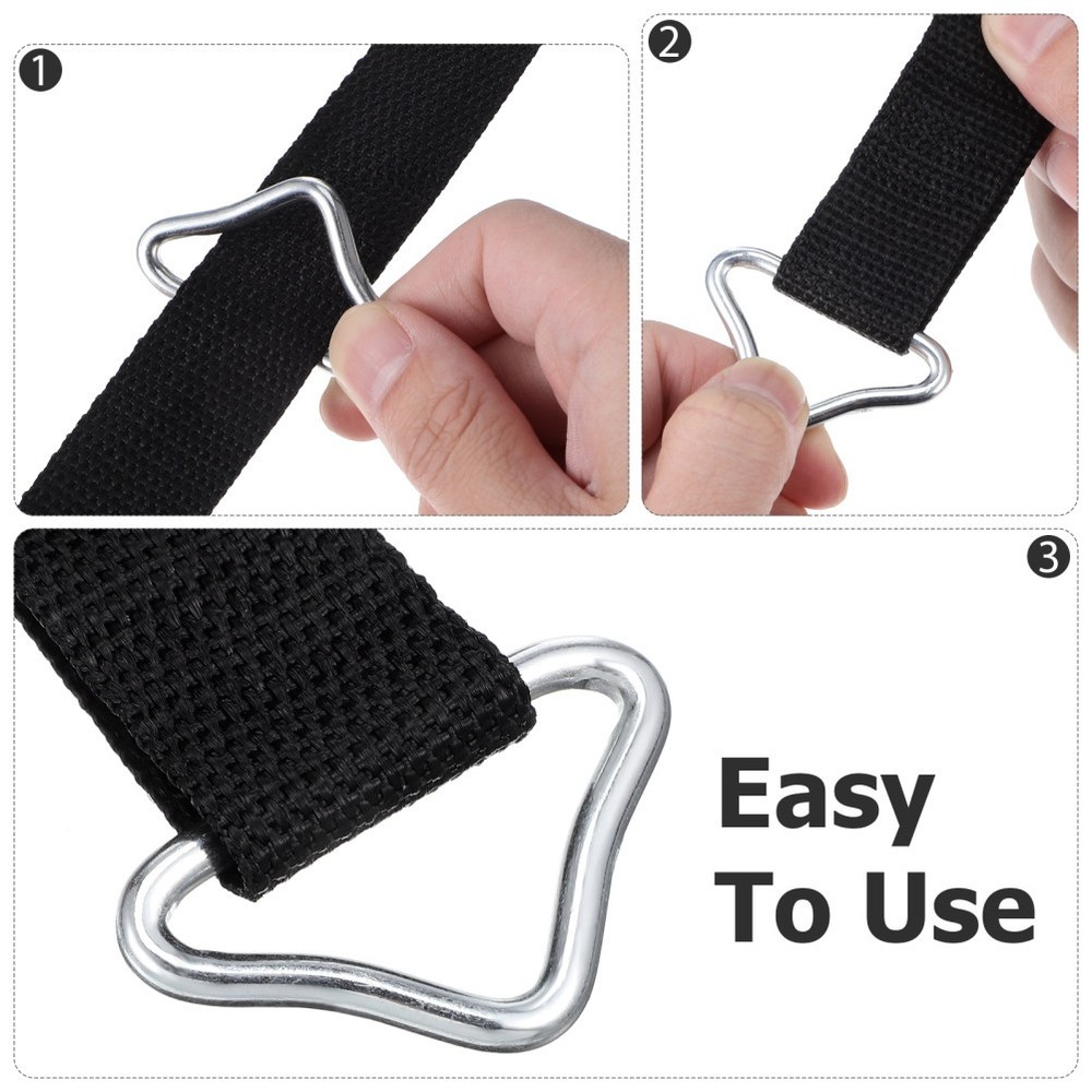 30 Pcs Trampoline Replacement Connector Triangle Ring Buckle for Buckles Rings