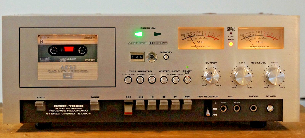 Serviced Working Multi Power Bidirectional Play/Record Akai GXC-730D READ