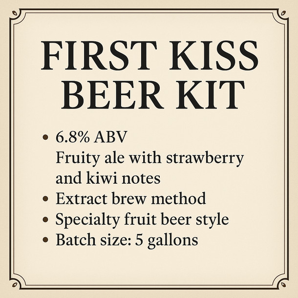 Label Peelers First Kiss Beer Kit