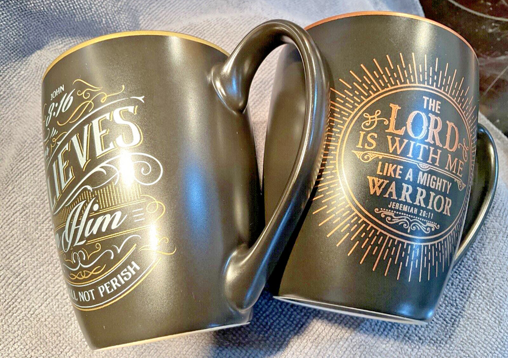 CHRISTIAN ART SCRIPTURE CUPS 2