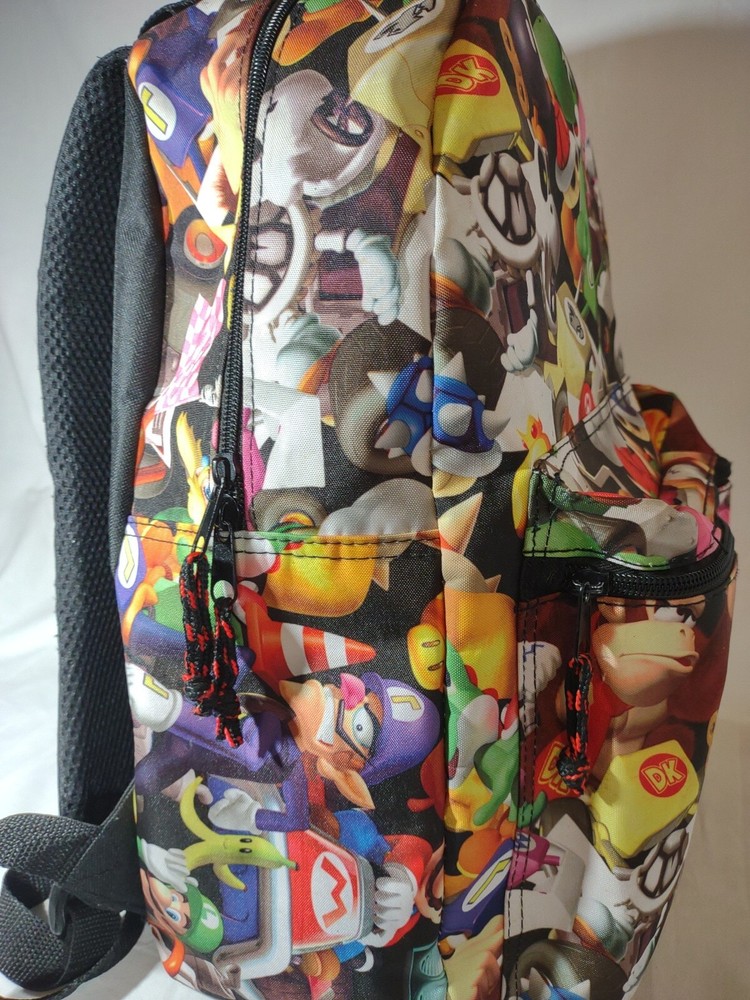 NINTENDO SUPER MARIO BACK PACK ZIPPERED POUCH