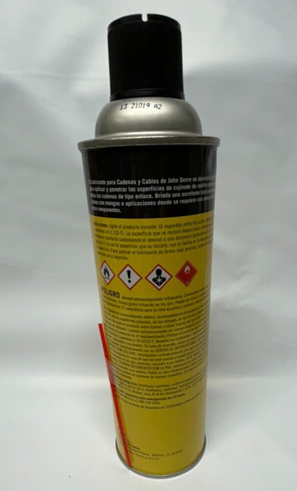 2 cans- John Deere Chain and Cable Lubricant #TY26350