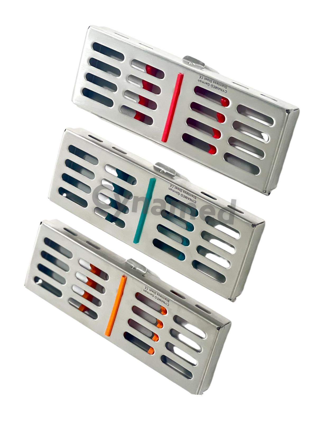 PREMIUM DENTAL AUTOCLAVE STERILIZATION CASSETTE RACK BOX TRAY FOR 5 INSTRUMENTS