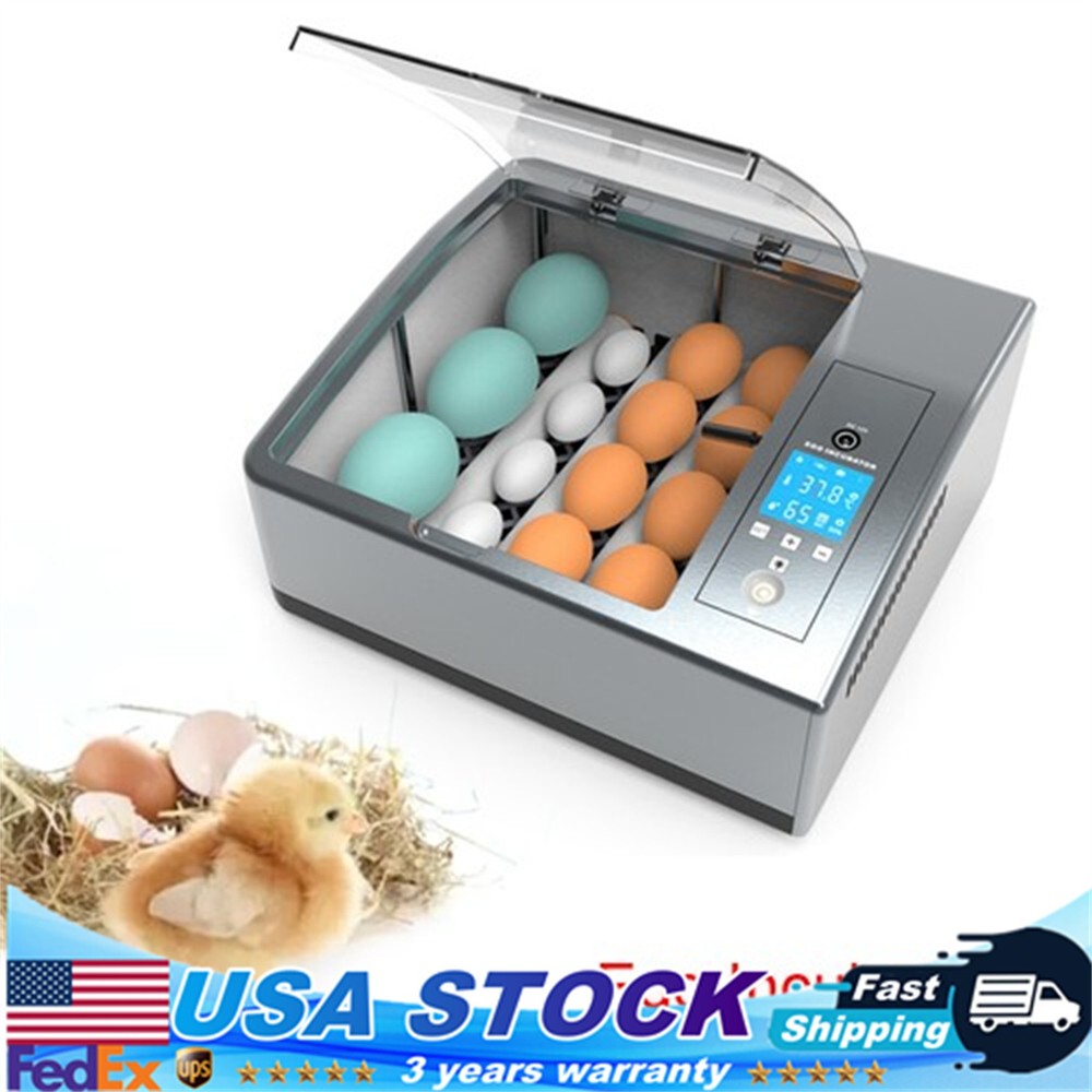 ✅16 Eggs Egg Incubator for Hatching Egg Full Automatic Turning Duck Chicken Egg