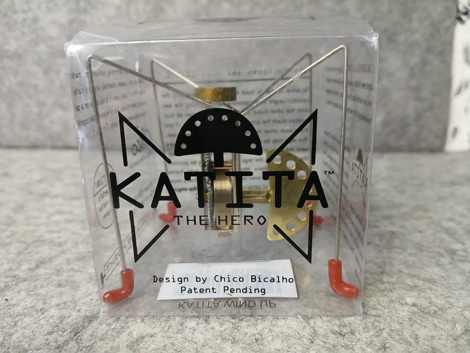 KATITA The Hero Wind Up Toy kikkerland Chico Bicalho Brazil #1578 w/ box WORKS