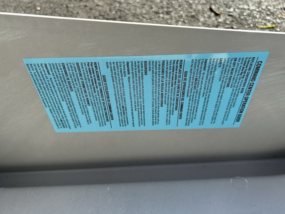 Butcher Command Center Soap Dispensing 4 Button Dilution Control System 4269900