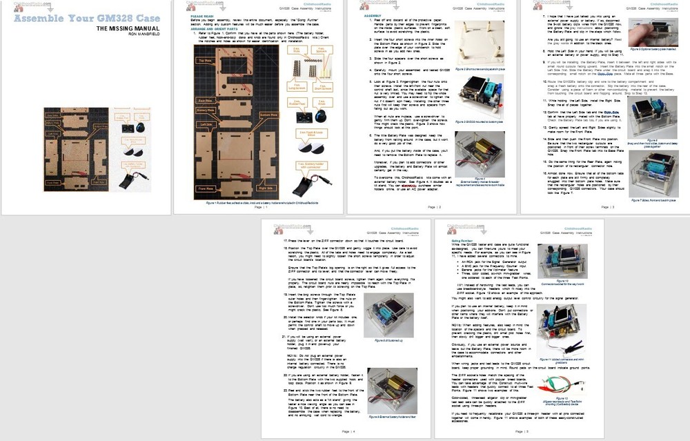 Assembling Your GM328 Plastic Case - The Missing Manual US Shipper Free Shipping