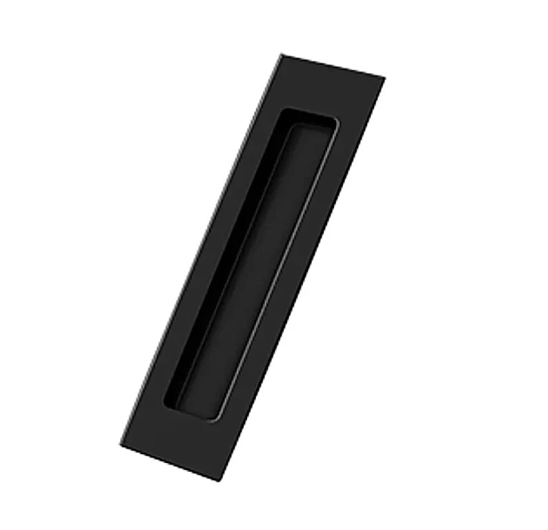 Deltana * Brass *Flat Black * Rectangular Flush Pull - 7" x 1-7/8" x 3/8" -2Pak