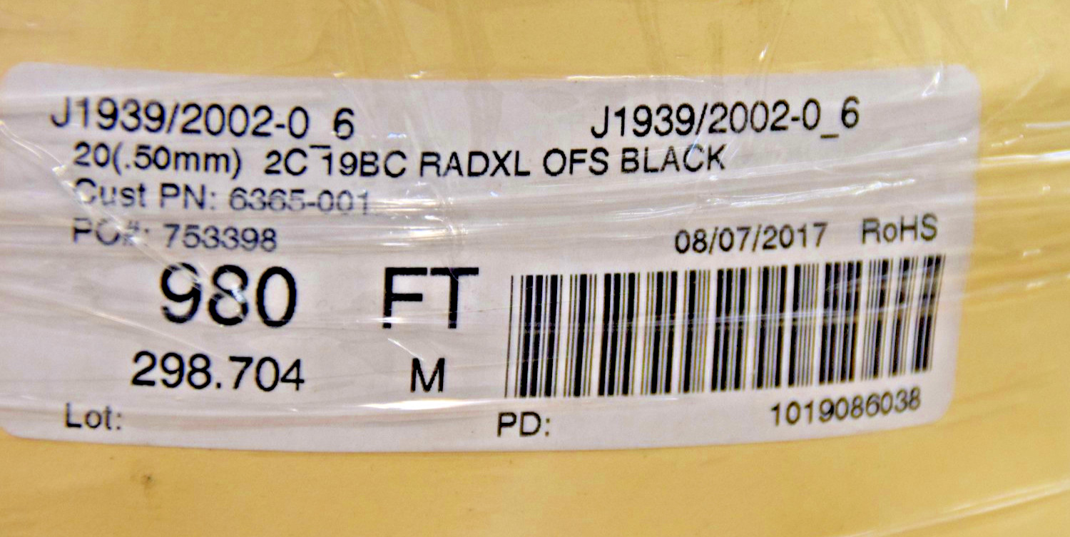 J1939 Exrad CANBUS Cable, 1-Pair STP Cable, New, 100 ft FREE SHIP!
