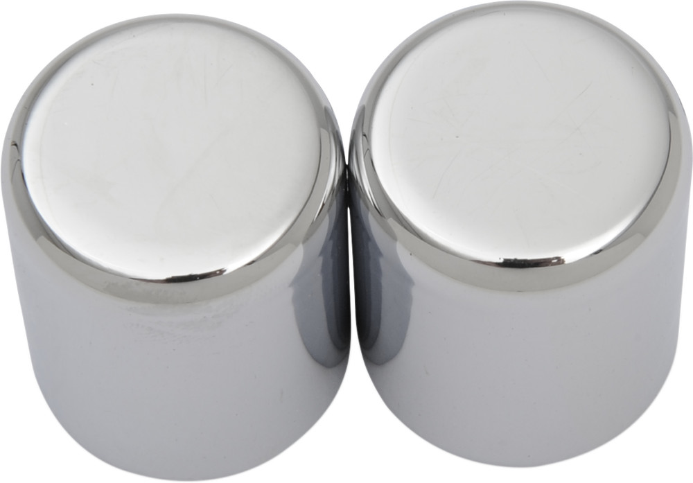 DRAG SPECIALTIES Docking Covers - Small - Chrome C77-0099C
