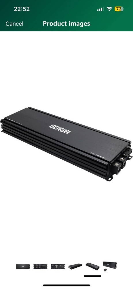 Car Audio Amplifier Monoblock Class D
