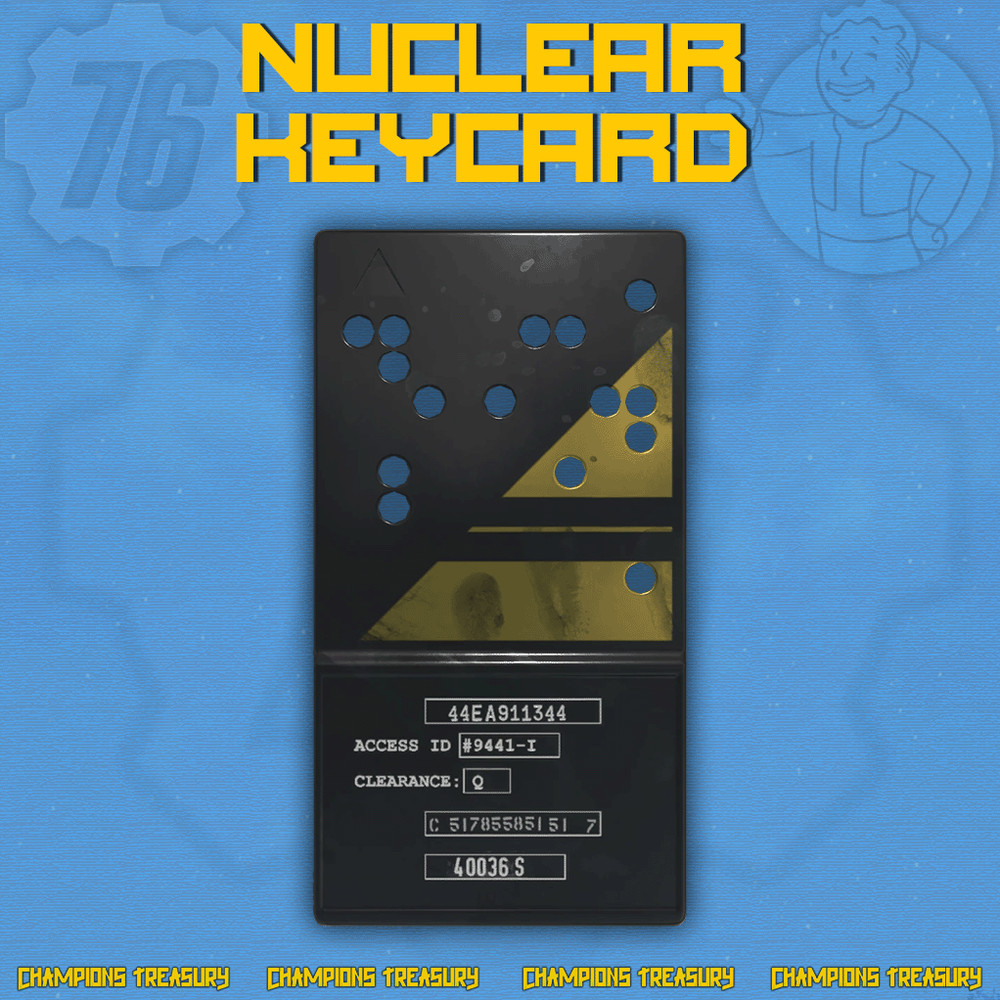 FALLOUT 76 PC x50 NUCLEAR KEYCARD