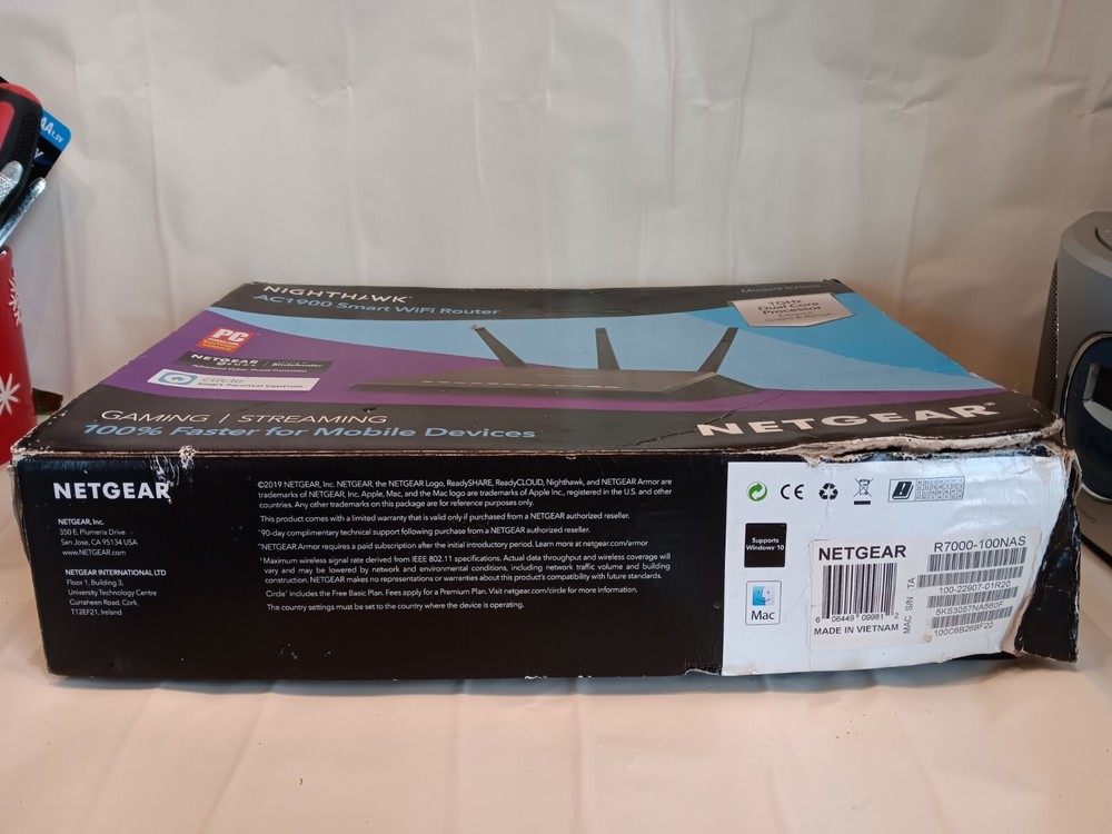 NETGEAR Nighthawk R7000 AC1900 Smart WiFi Router