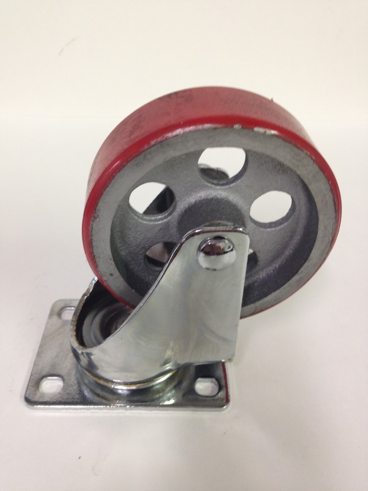 SWIVEL CASTER WITH 3″ X 1.25″ POLYURETHANE WHEEL