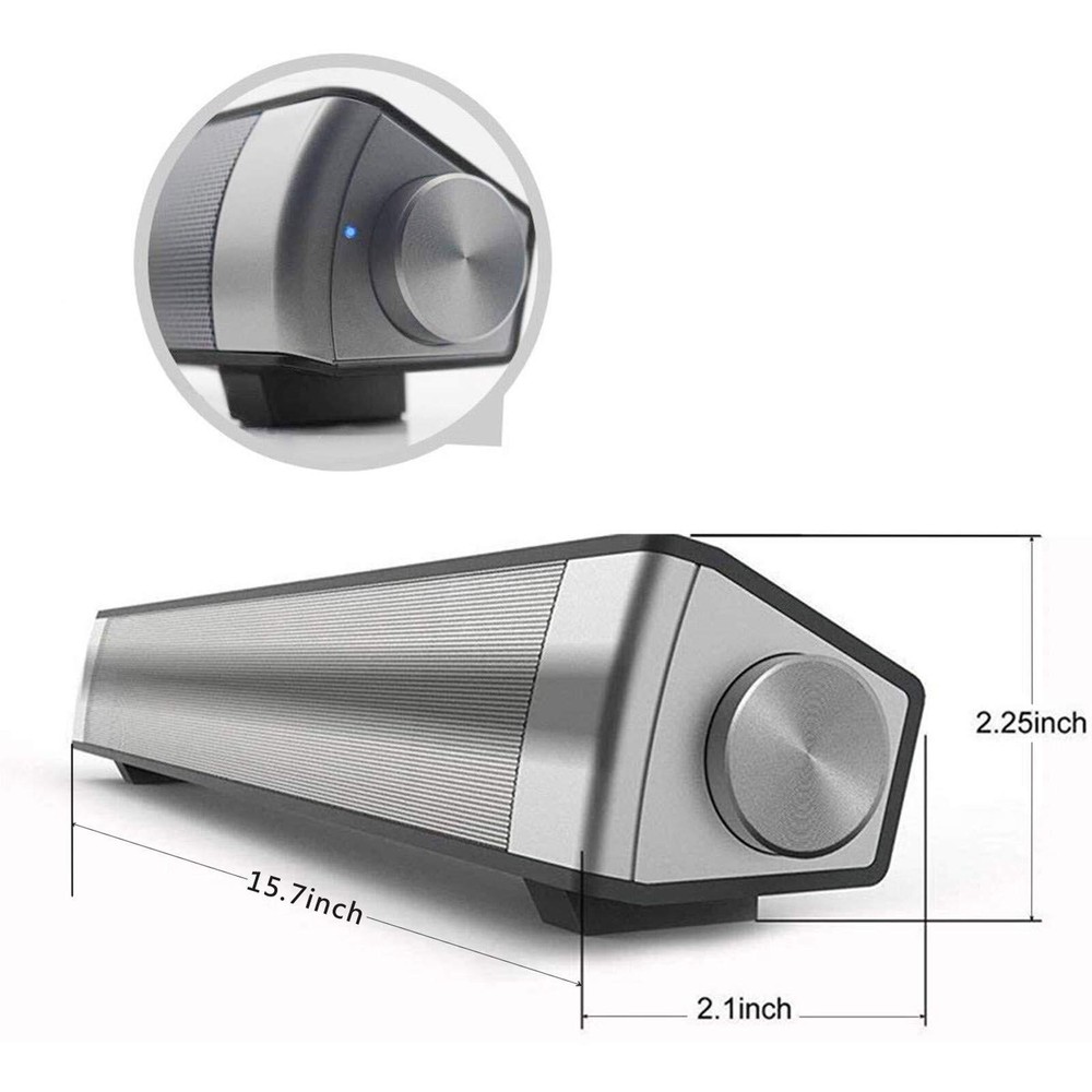 Bluetooth Speaker Portable Wireless Speaker USB Powered Speaker with Loud HD ...