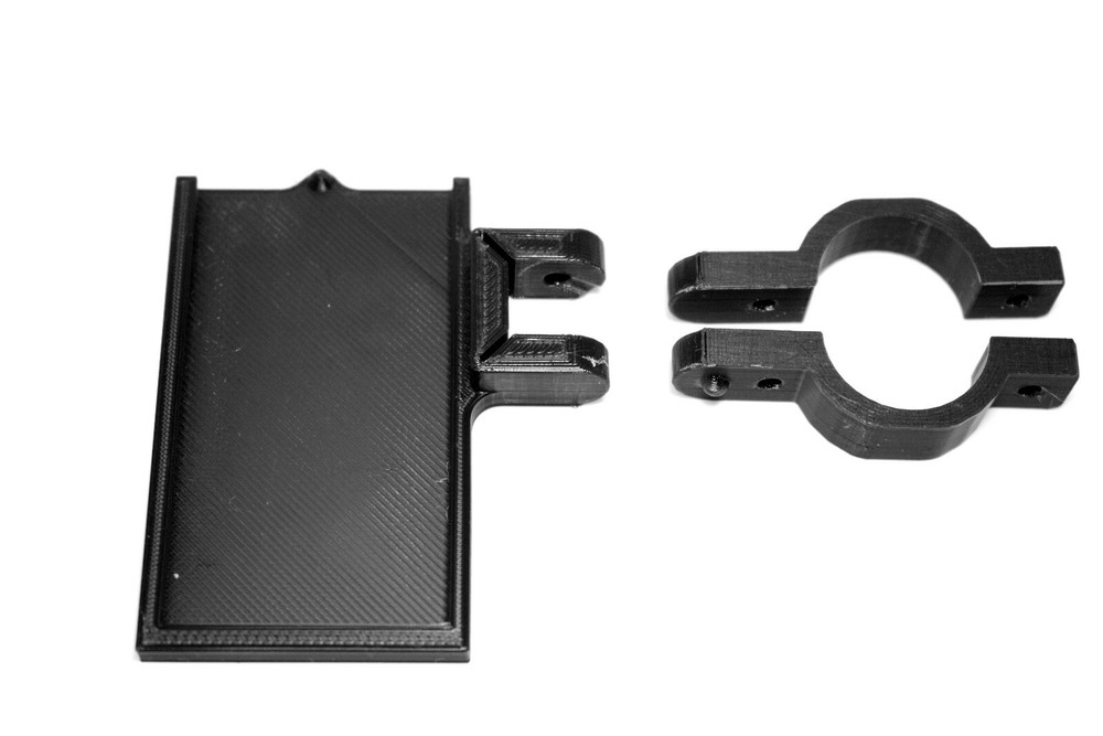 Rifle Mounted Data Elevation and Windage 30mm/1inch Scope Mount Card Holder Dope