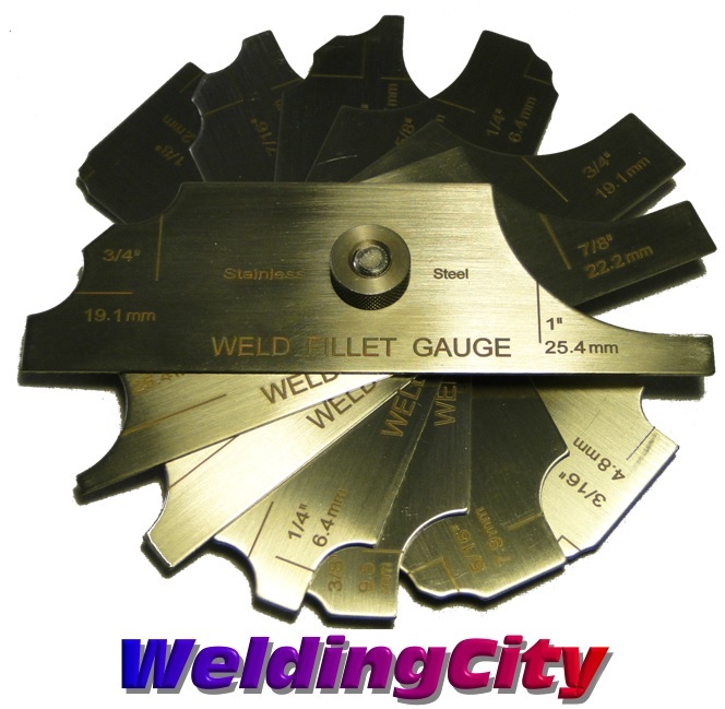 WeldingCity® MG-11 7-pcs Welding Fillet Gauge (In/mm) | US Seller Fast HG010