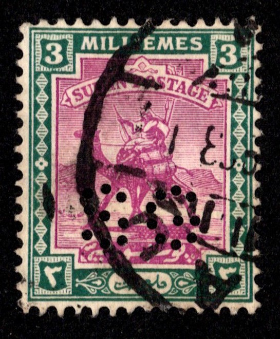 Sudan Scott OA38with Mau postmark.