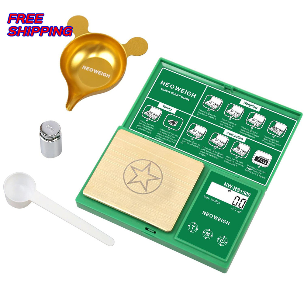 Reloading Scale Powder Scale for Reloading 1500 Grains x 0.1 gn Digital Powder