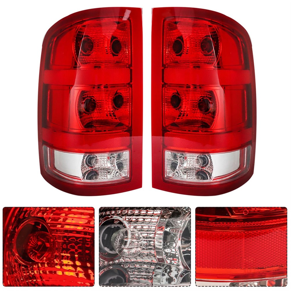 Pair Tail Light Assembly for Sierra 2007-2013