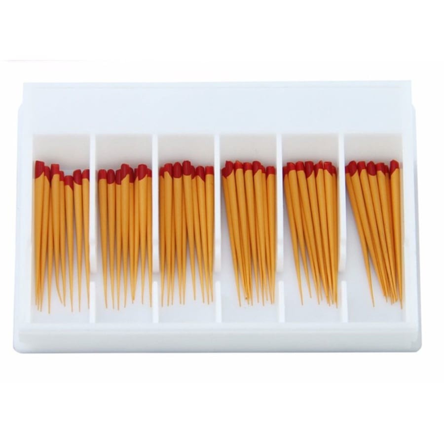 Absorbent Paper Points Hand Rolled Sterilized Box 60 Multiple Sizes