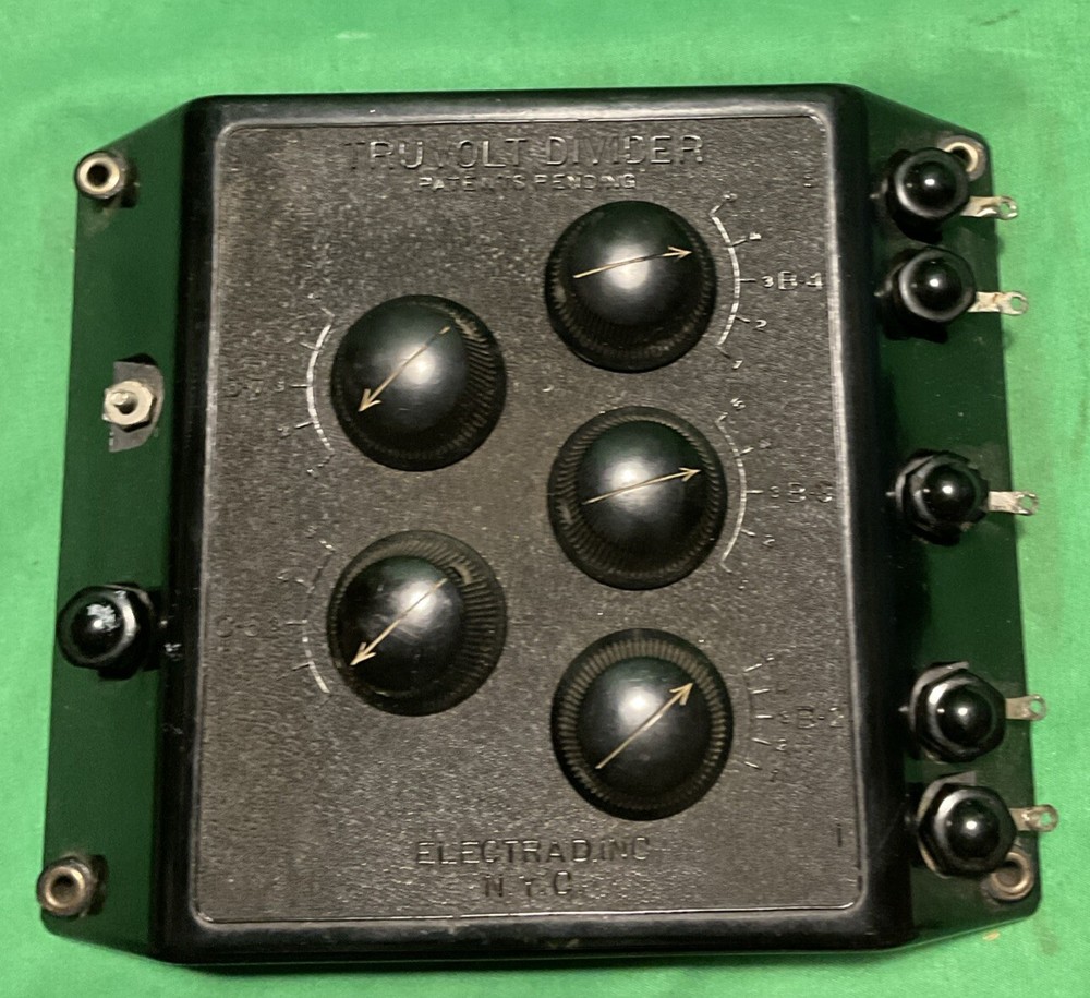 Vintage ELECTRAD .INC - TRUVOLT DIVIDER- PATENTS PENDING UNTESTED