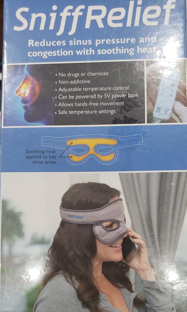 Sinus Pressure Relieving Heated Mask