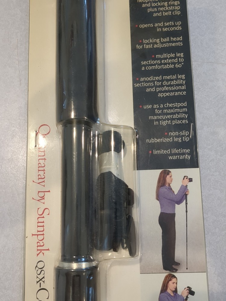 Quantaray QSX Compact Monopod by Sunpak, New Unopened