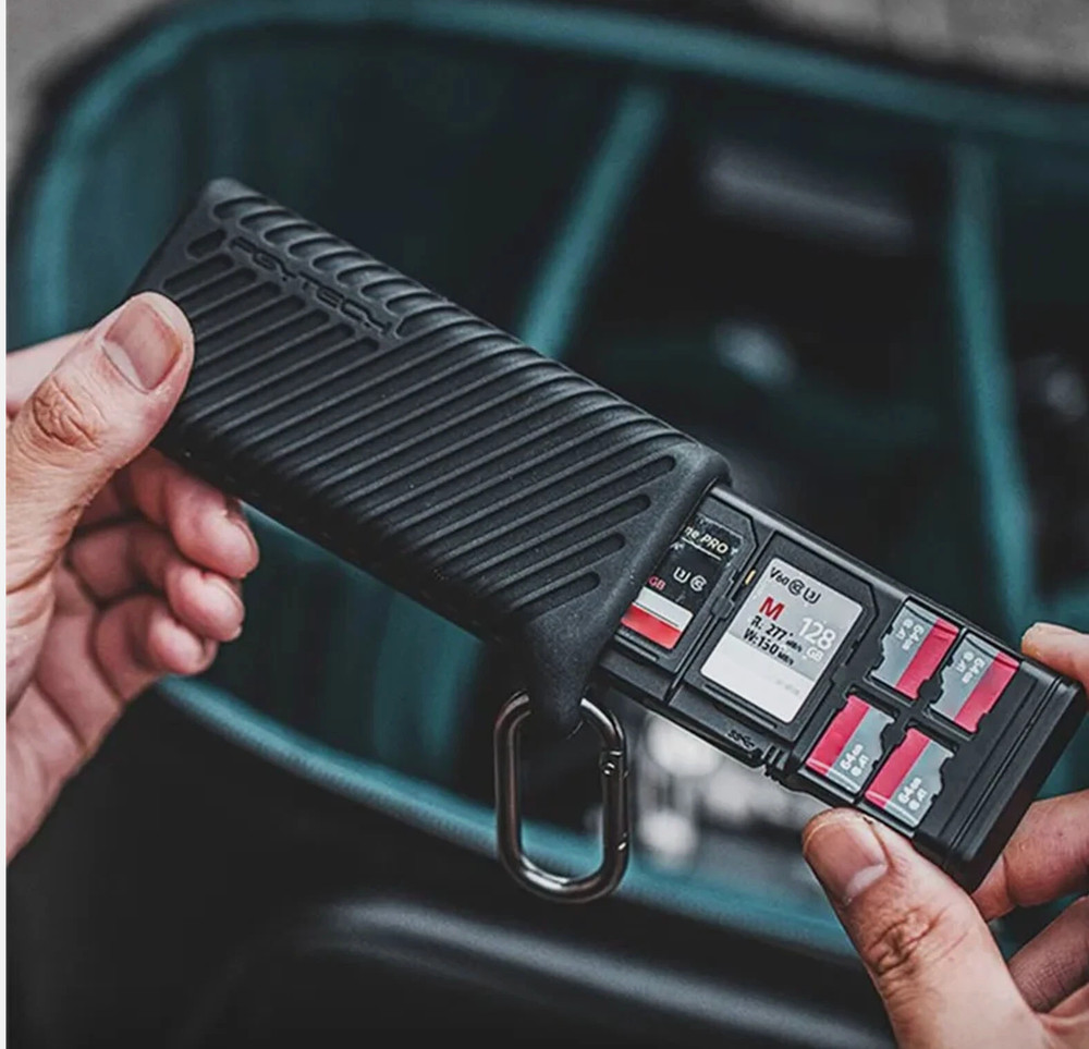 PGYTECH CreateMate High-Speed Card Reader Case for SD /Micro SD (Moss Green)