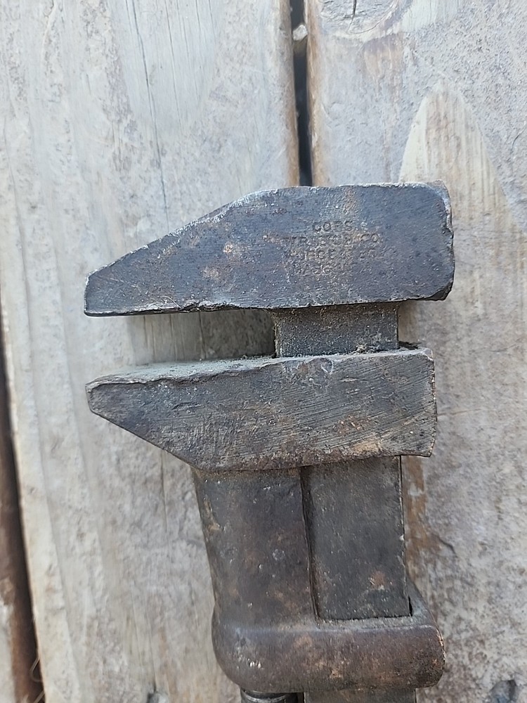 Antique Coes Wrench Co Adjustable Monkey Wrench