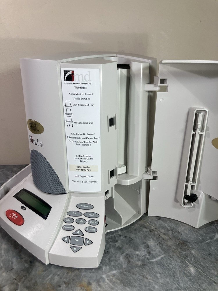 EPill MD2 Locking Automatic Pill Dispenser Untested Needs Power Supply G3D